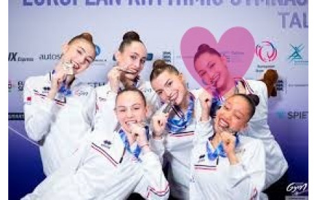 ENSEMBLE FRANCE MEDAILLE ARGENT CHAMPIONNAT EUROPE